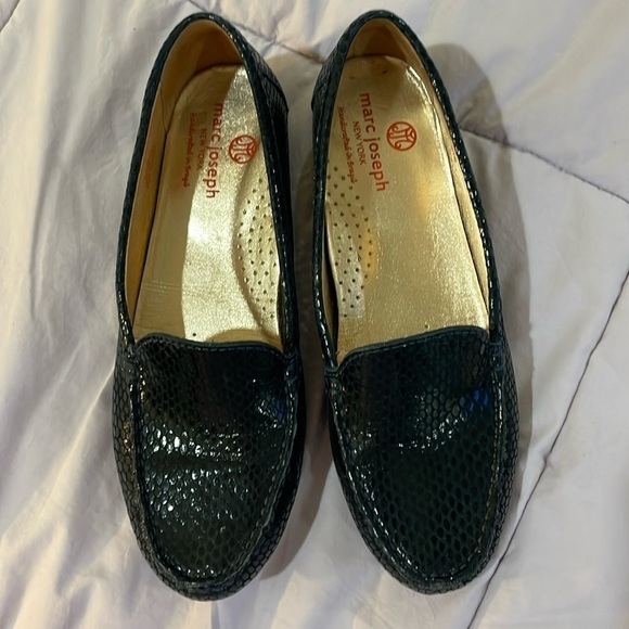 Marc Joseph Shoes - Marc Joseph New York Navy Snake Loafer